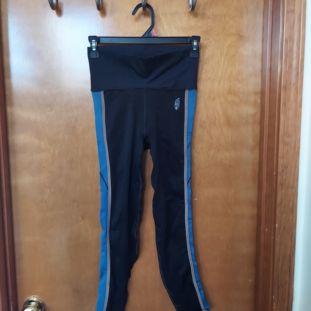 FP Movement by Free People Black and Blue Leggings